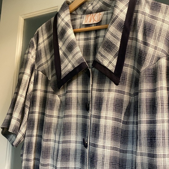 Amazing vintage plaid dress - Picture 3 of 6